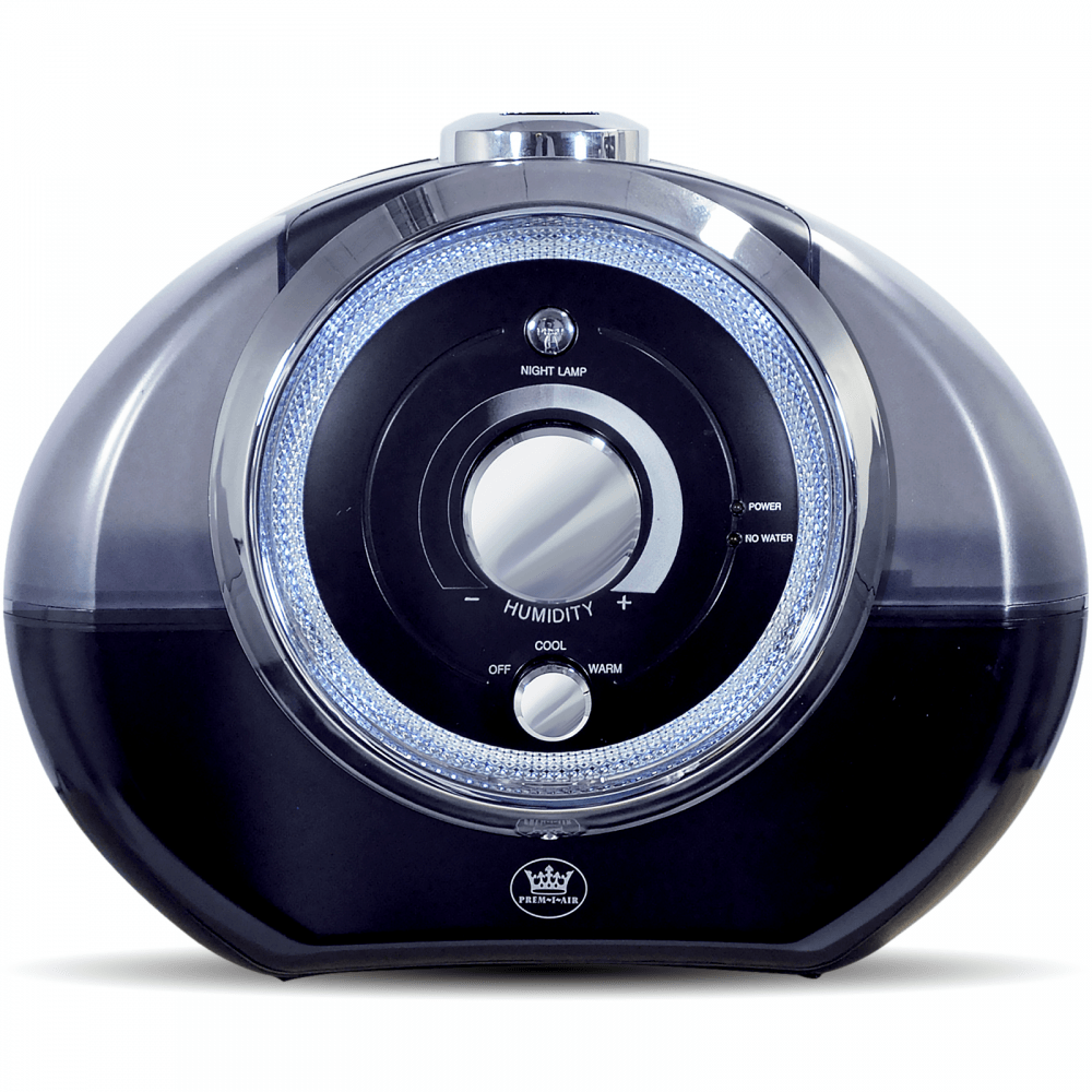 Warm / Cold Mist Humidifier 4L Water Tank Silver technology Aginst Bacteria / Mould