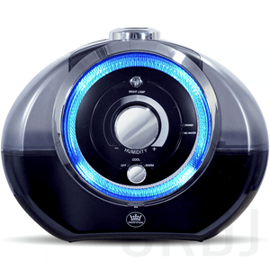 Warm / Cold Mist Humidifier 4L Water Tank Silver technology Aginst Bacteria / Mould