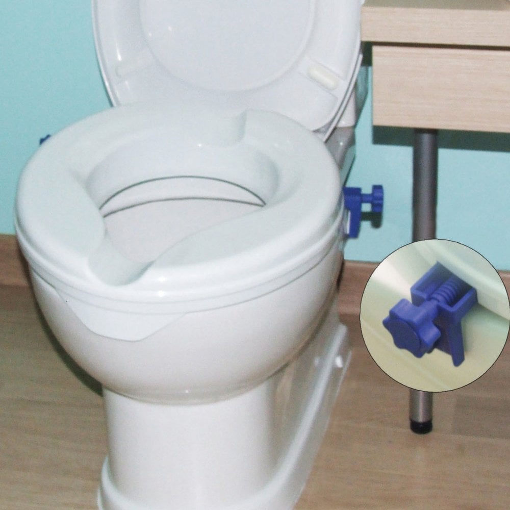 2 Inch Senator Plastic Raised Toilet Seat