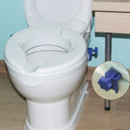 2 Inch Senator Plastic Raised Toilet Seat with Lid