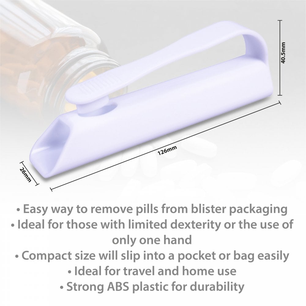 Pill Puncher Blister Pack Tablet Popper Disability Aids
