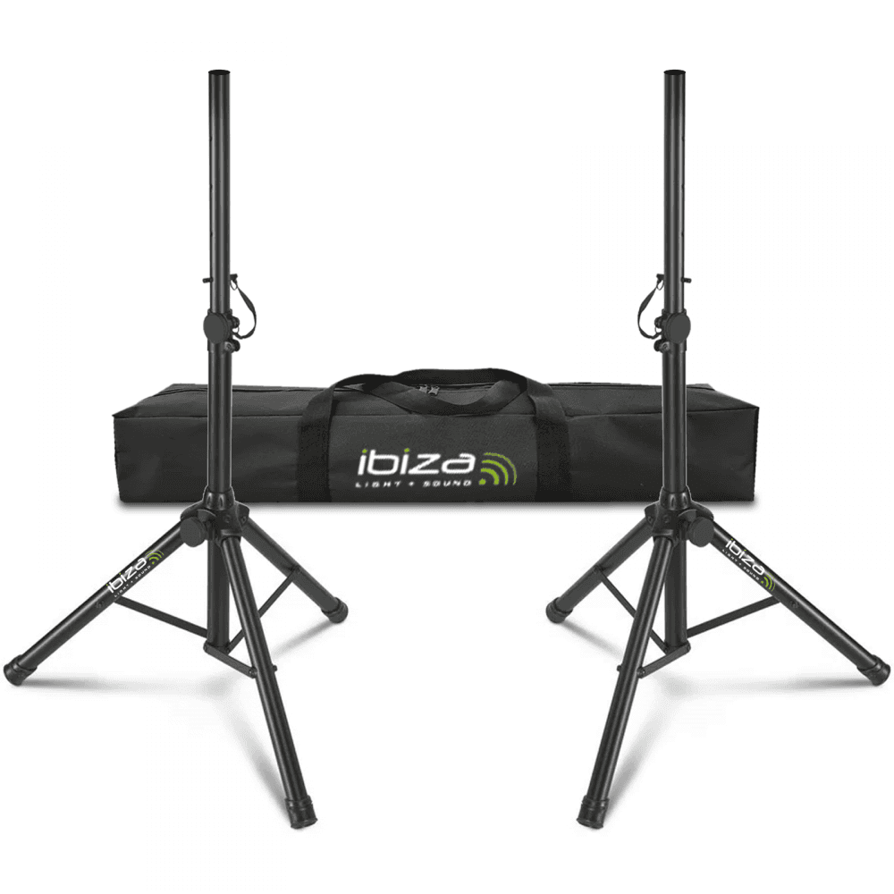 Short / Compact 35mm Adjustable Aluminium PA Speaker Stand Kit