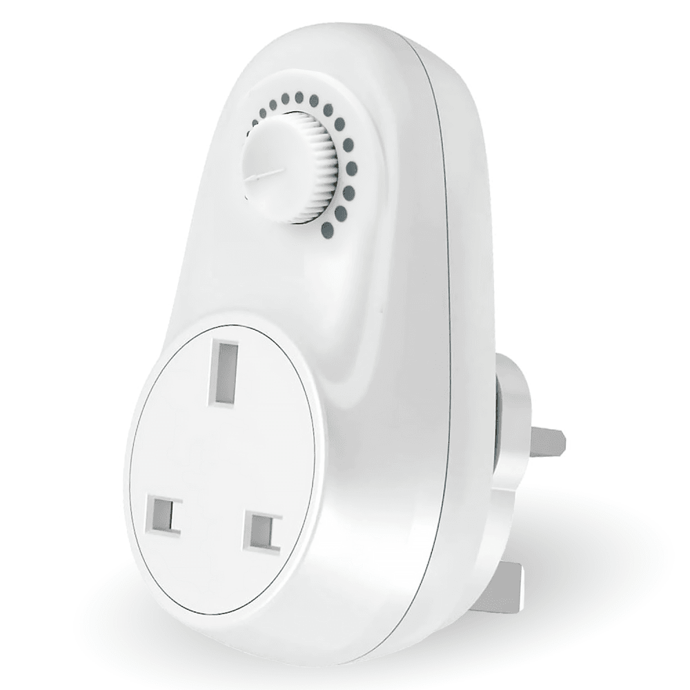 Mains Plug In Lamp Light Dimmer Socket Switch