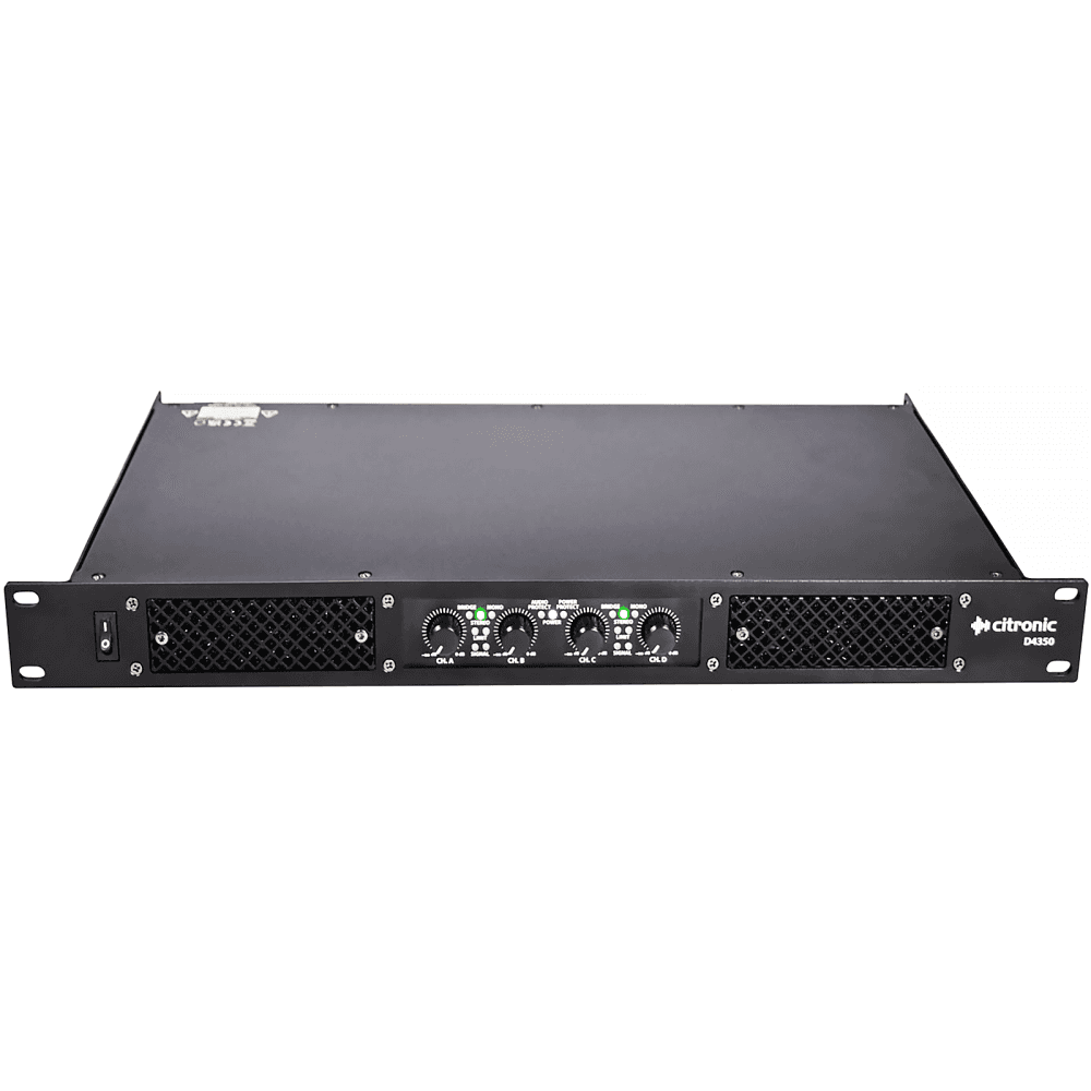 D-series Quad Power Amplifier 4 x 350w