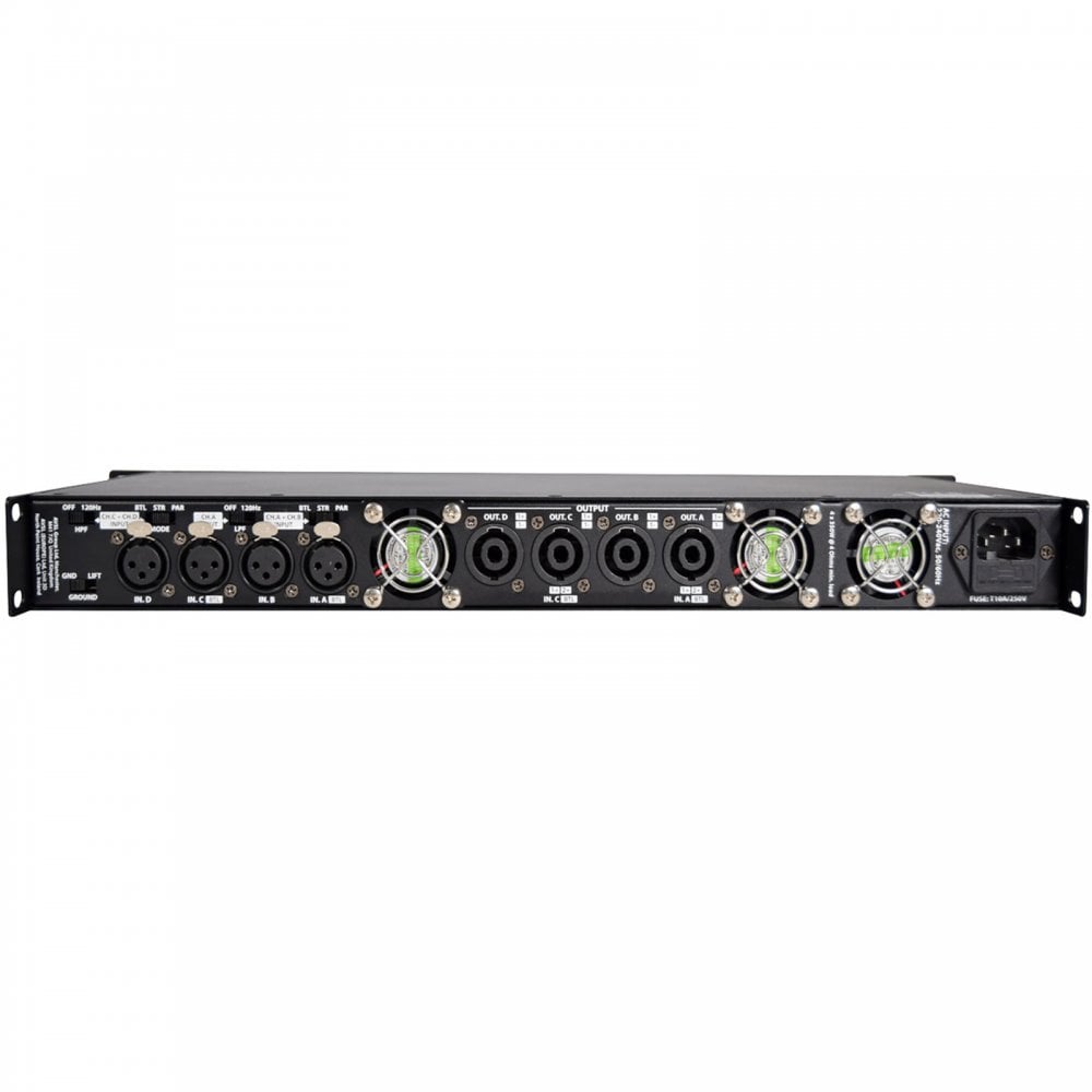 D-series Quad Power Amplifier 4 x 350w