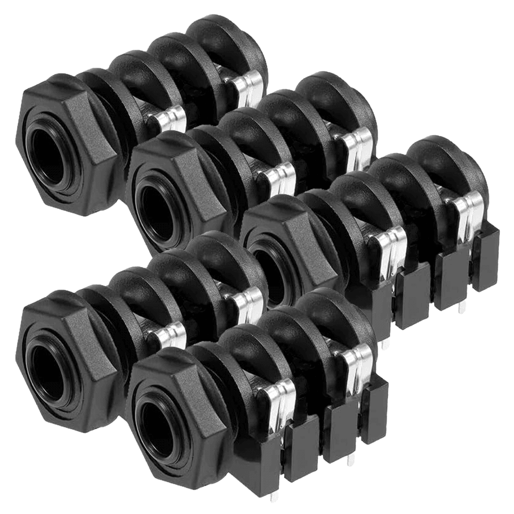 Mono Jack Chassis Socket 6.35mm 1/4 inch PCB Mountable