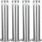LED Stainless Steel Garden Post Set