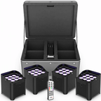 Freedom Par H9 IP X4 True Wireless Uplighter Kit