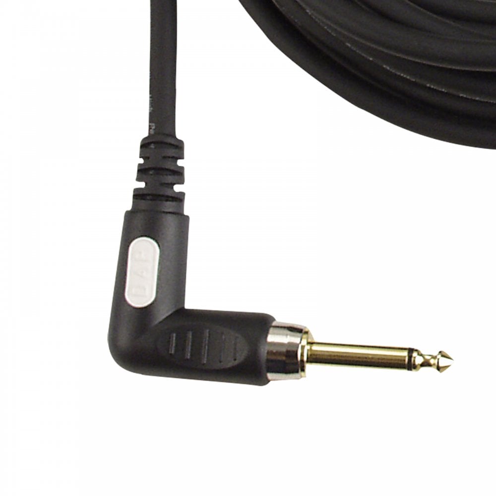 2pc DAP FL19 Road Guitar Cable Right Angle 6m