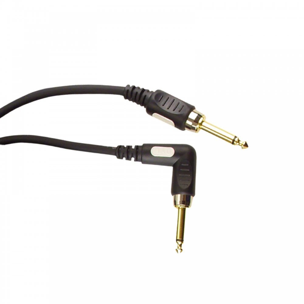 2pc DAP FL19 Road Guitar Cable Right Angle 6m