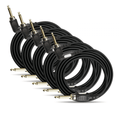 5pc DAP FL19 Road Guitar Cable Right Angle 6m