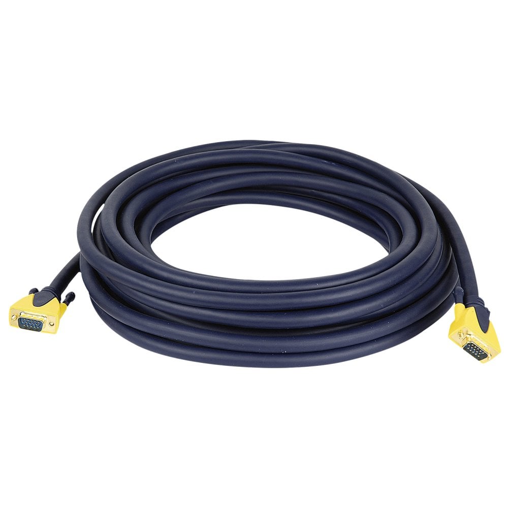 VGA SVGA Cable 15 Pin Male to Male 1.5m to 20m