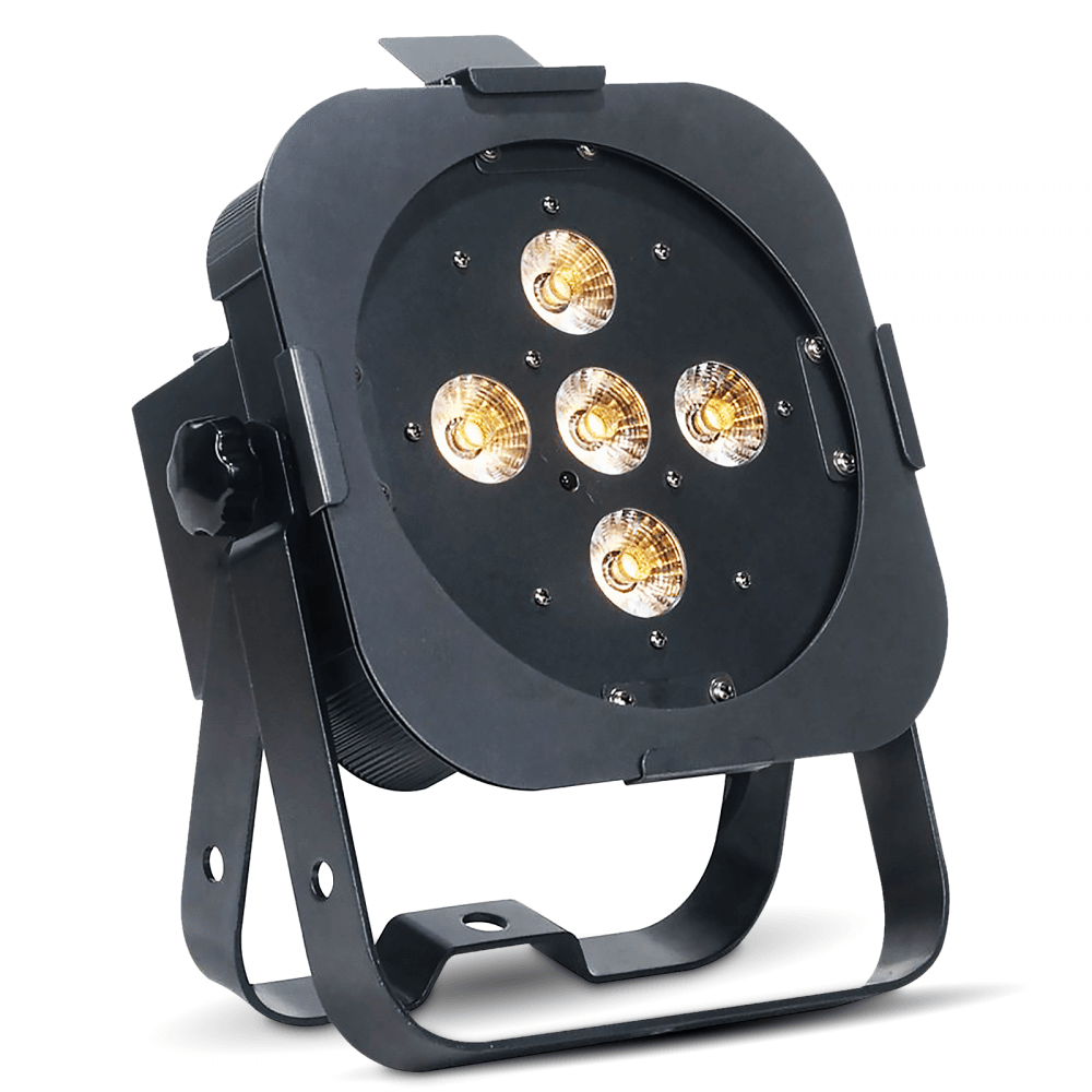 Flat Par TW5 25w Cool Warm White and Amber Lighting