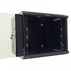 9U Hinged 19" Rack Cabinet Side and Rear Easy Access