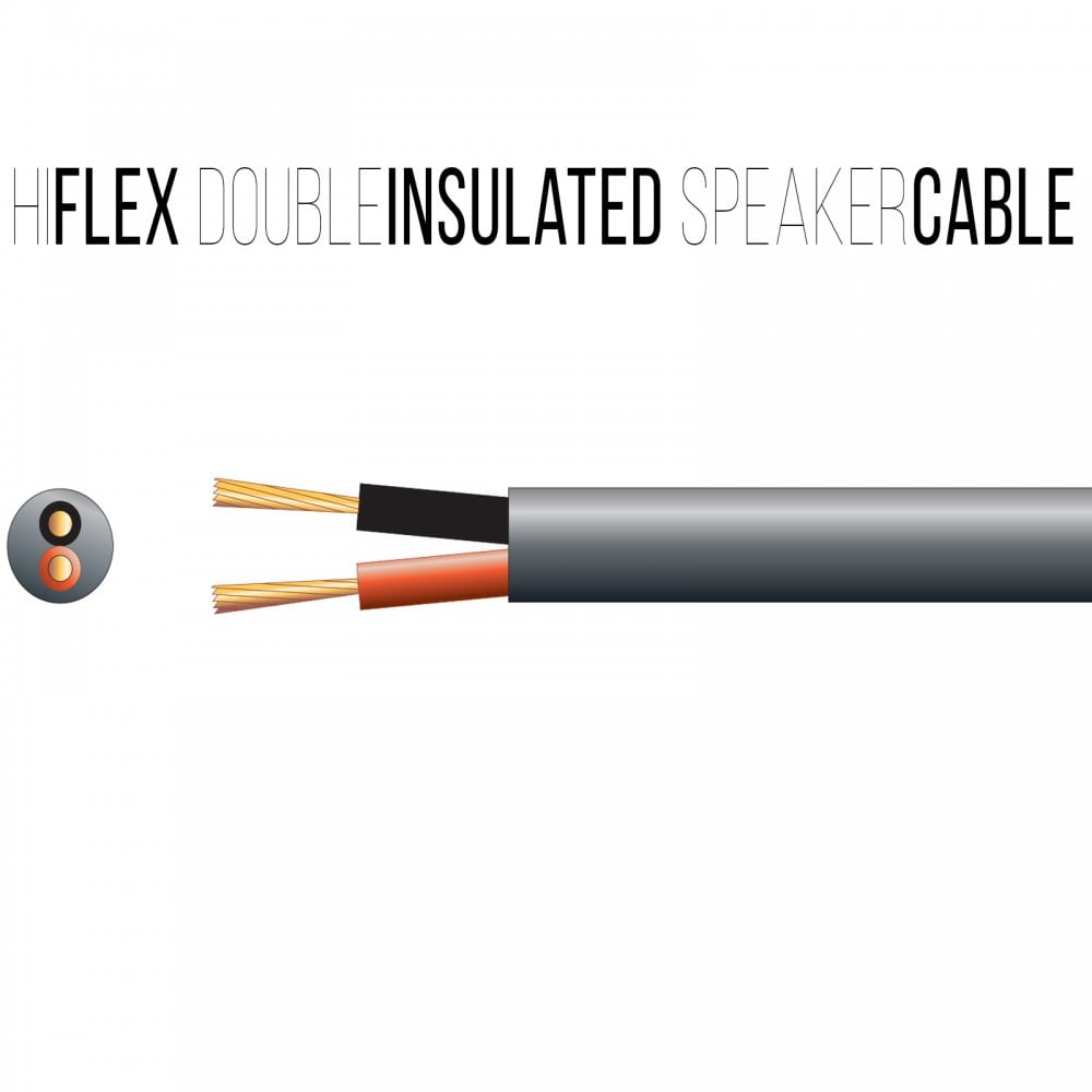 Hi Flex Double Insulated Solid Copper Speaker Cable 100m
