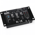 2-Channel & Mic Compact Mini Mixer With Crossfader