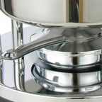 Fondue Set 6 Person 10 Piece Melting Pot Stainless Steel