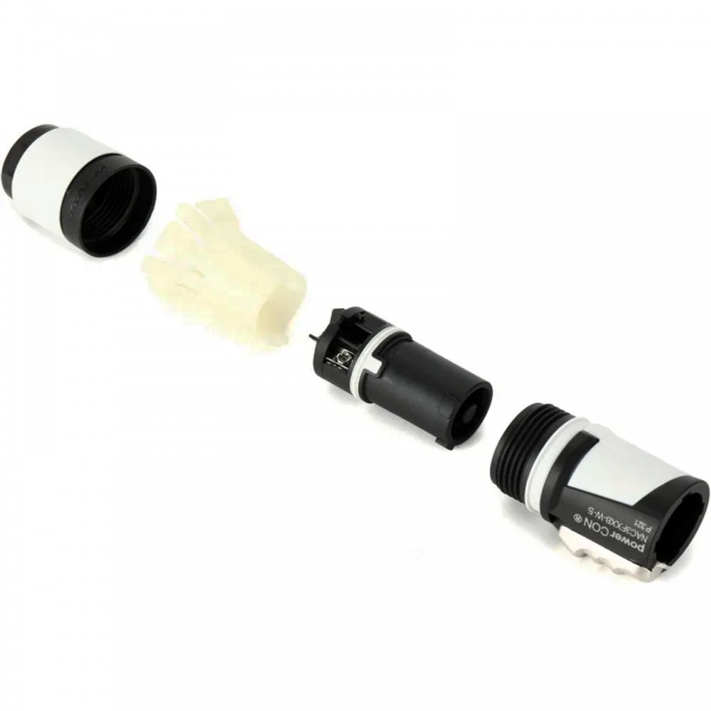 PowerCON FXXB-type Cable Connector Grey NAC3FXXB-W-S