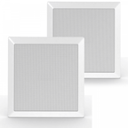 e-audio 8" Square In-Wall or Ceiling 2 Way Speaker 8 Ohms 180W