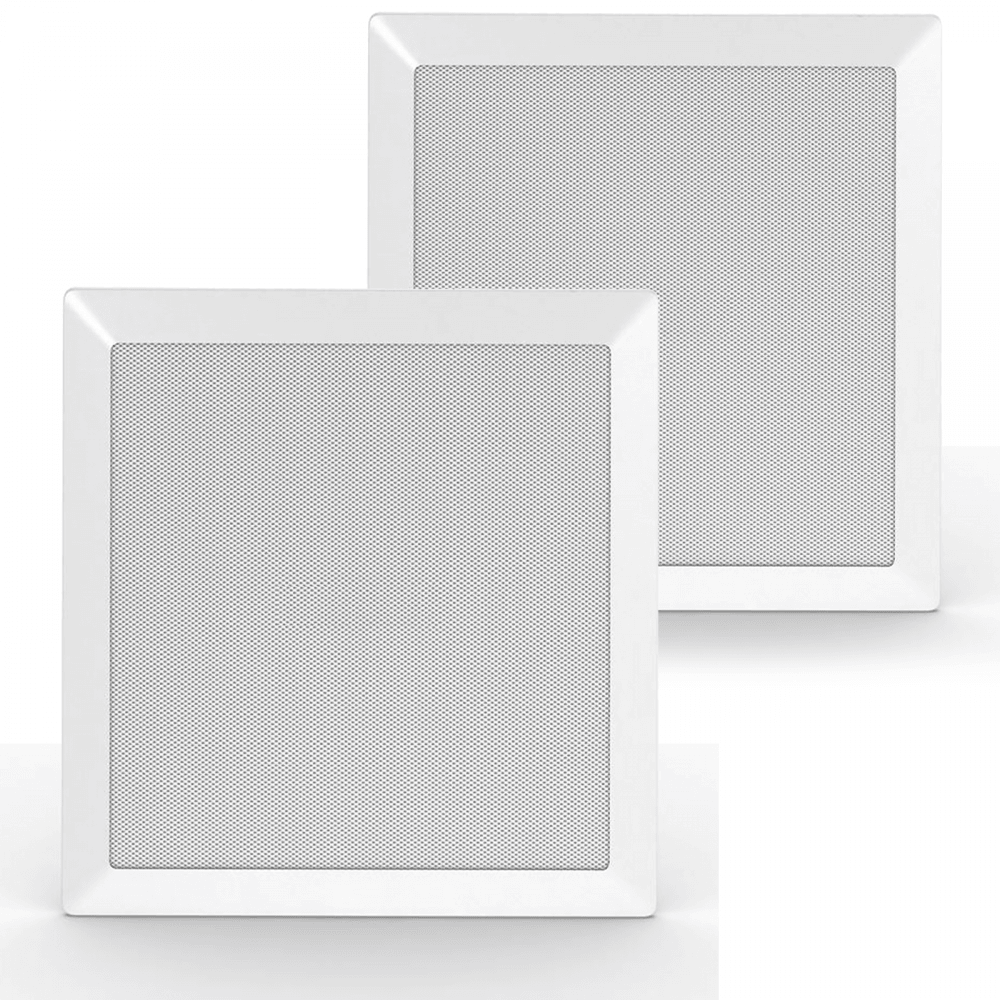 e-audio 8" Square In-Wall or Ceiling 2 Way Speaker 8 Ohms 180W