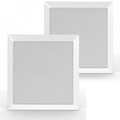 e-audio 5" Square In-Wall or Ceiling 2 Way Speaker 8 Ohms 80W