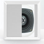 e-audio 5" Square In-Wall or Ceiling 2 Way Speaker 8 Ohms 80W