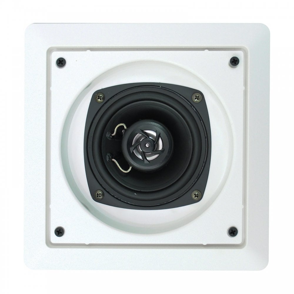 e-audio 5" Square In-Wall or Ceiling 2 Way Speaker 8 Ohms 80W