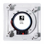 e-audio 6.5" Square In-Wall or Ceiling 2 Way Speaker 8 Ohms 120W