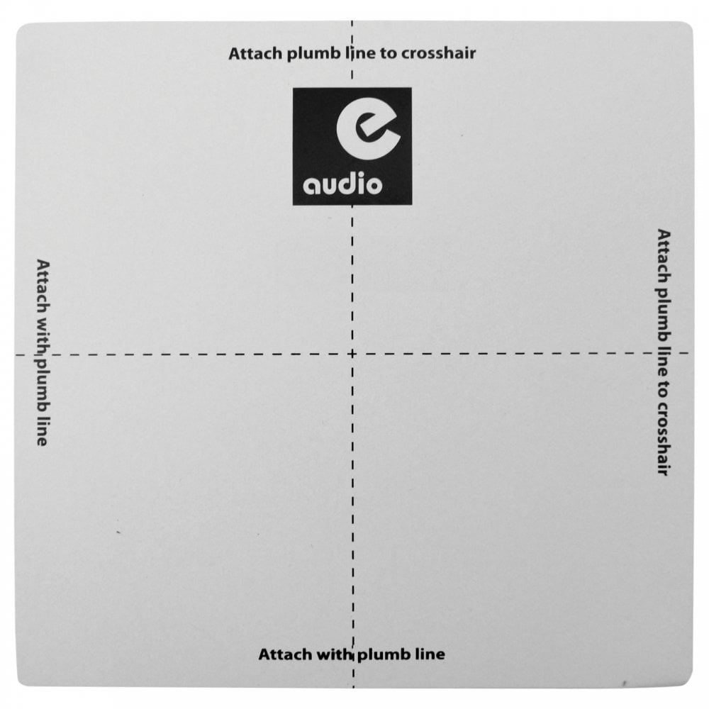 e-audio 6.5" Square In-Wall or Ceiling 2 Way Speaker 8 Ohms 120W