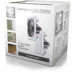 e-audio 6.5" Square In-Wall or Ceiling 2 Way Speaker 8 Ohms 120W