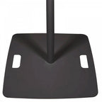 Black Adjustable Speaker Stand with Square Base