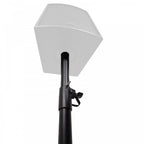Black Adjustable Speaker Stand with Square Base