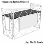 Pair of DJ Booth Corners in White with Case