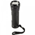 Heavy Duty Aluminium 9 LED UV Torch Lightweight - Bank note Checker