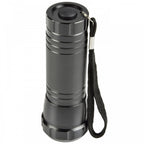 Heavy Duty Aluminium 9 LED UV Torch Lightweight - Bank note Checker