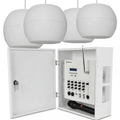 SA-120 Wall Amplifier Media Player with Speakers and UHF Mic