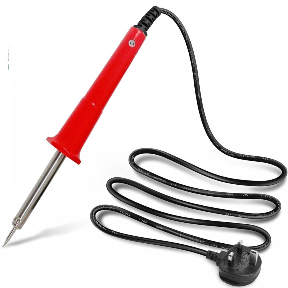 30w High Quality Mains Powered Soldering Iron Kit inc Helping Hands