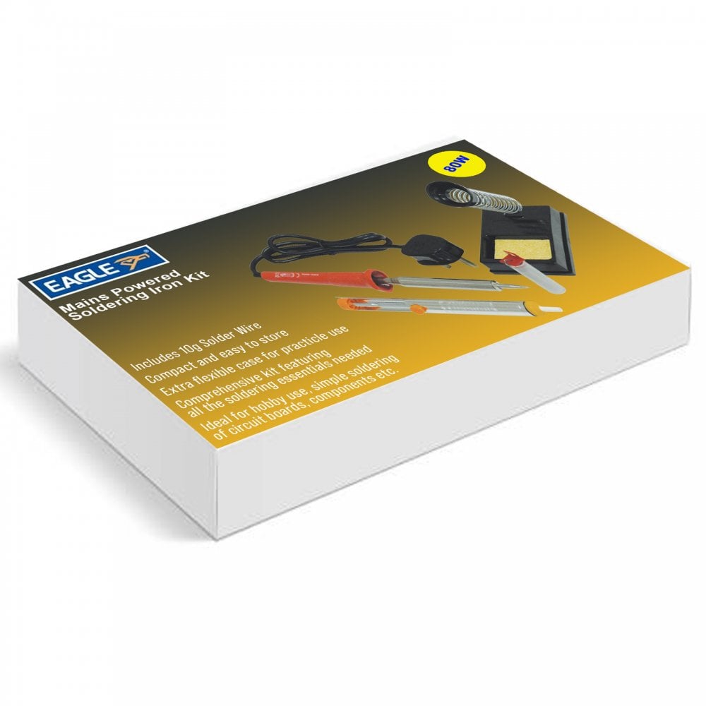 80w High Quality Mains Powered Soldering Iron Kit