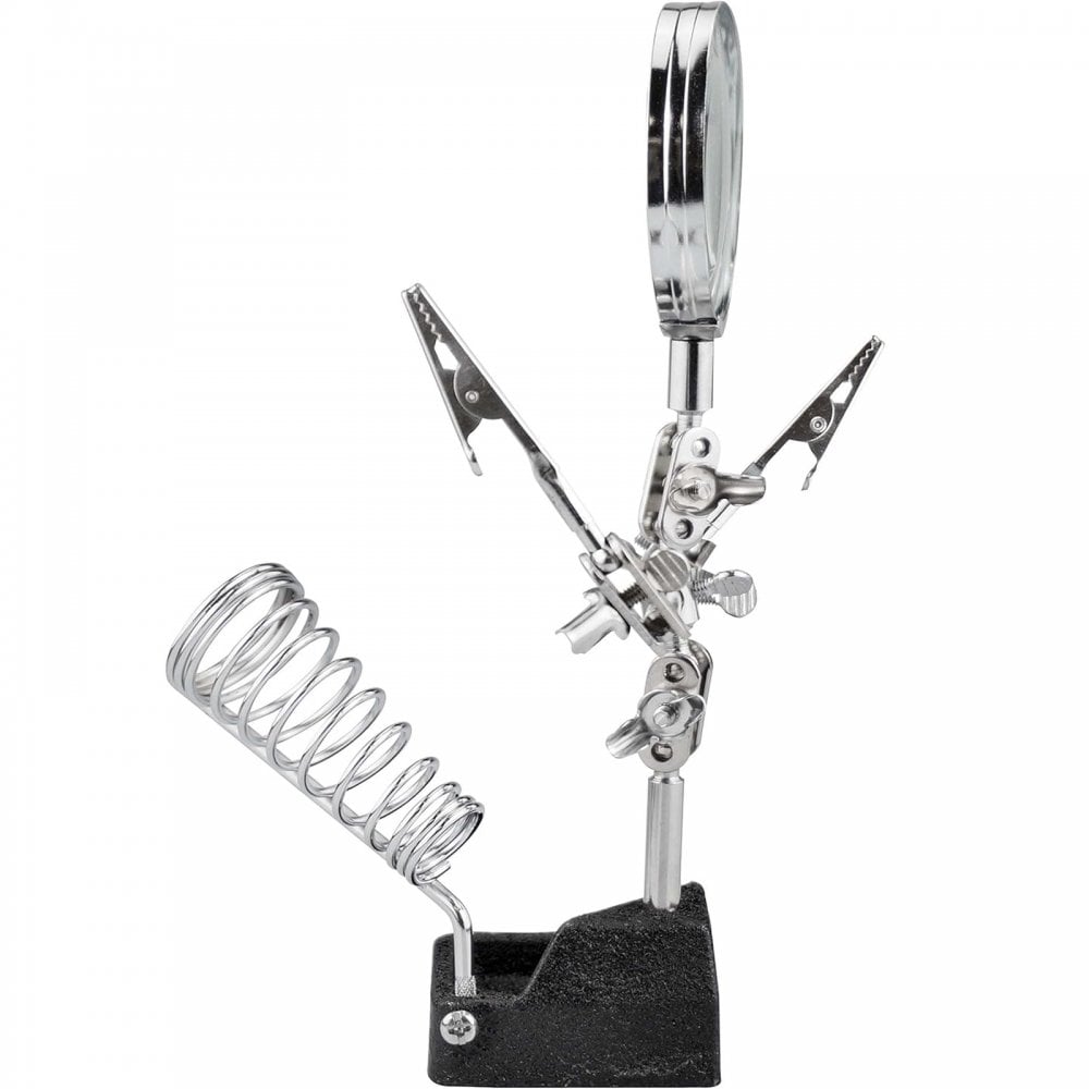 Helping Hands with 60mm 2.5x Magnifier Lens and Iron Rest