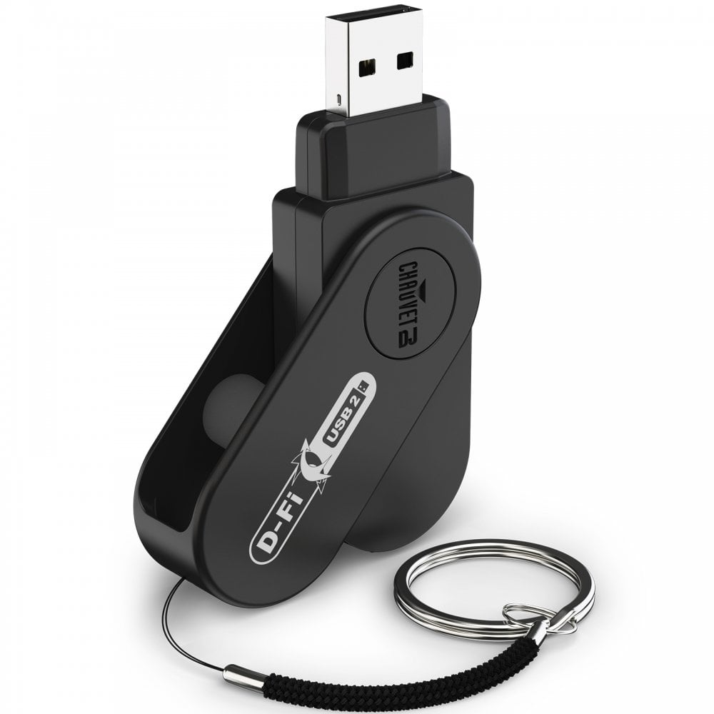 DJ D-Fi™ USB 2 Wireless DMX Transceiver Dongle for USB Lights