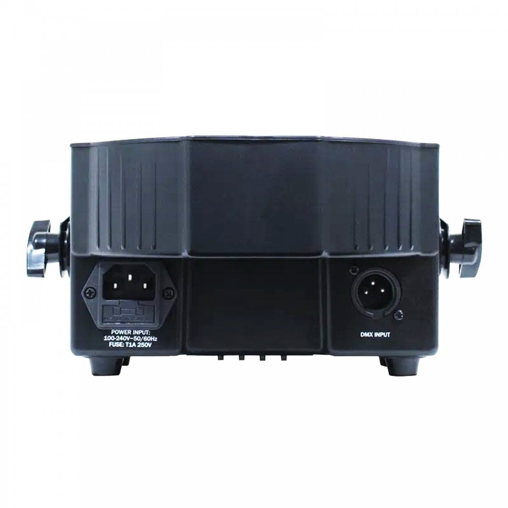 4 x MaxiPar UV LED Blacklight Par Light Fixture Inc Case and Leads