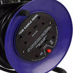 4 Gang UK Mains Socket 13A Open Cable Reel