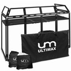 DJ Booth Pro XL System with Black White Scrims inc Case