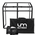 DS-40 DJ Booth Deck Console Stand Inc White Black Scrims and Case