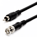 BNC Male Plug to RCA Phono Plug Coaxial Video Lead 1.2M Coax