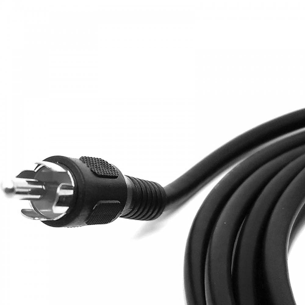 Coaxial Plug to RCA Phono Plug Lead 2M