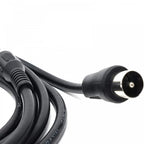 Coaxial Plug to RCA Phono Plug Lead 2M