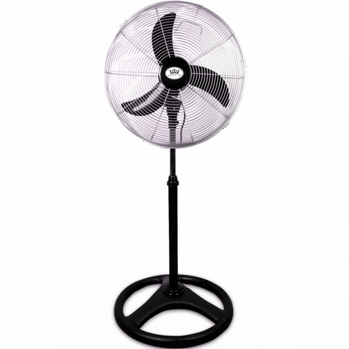 18" Pedestal Fan, Large High Speed with Heavy base, Adj Height 3 Speed Quite