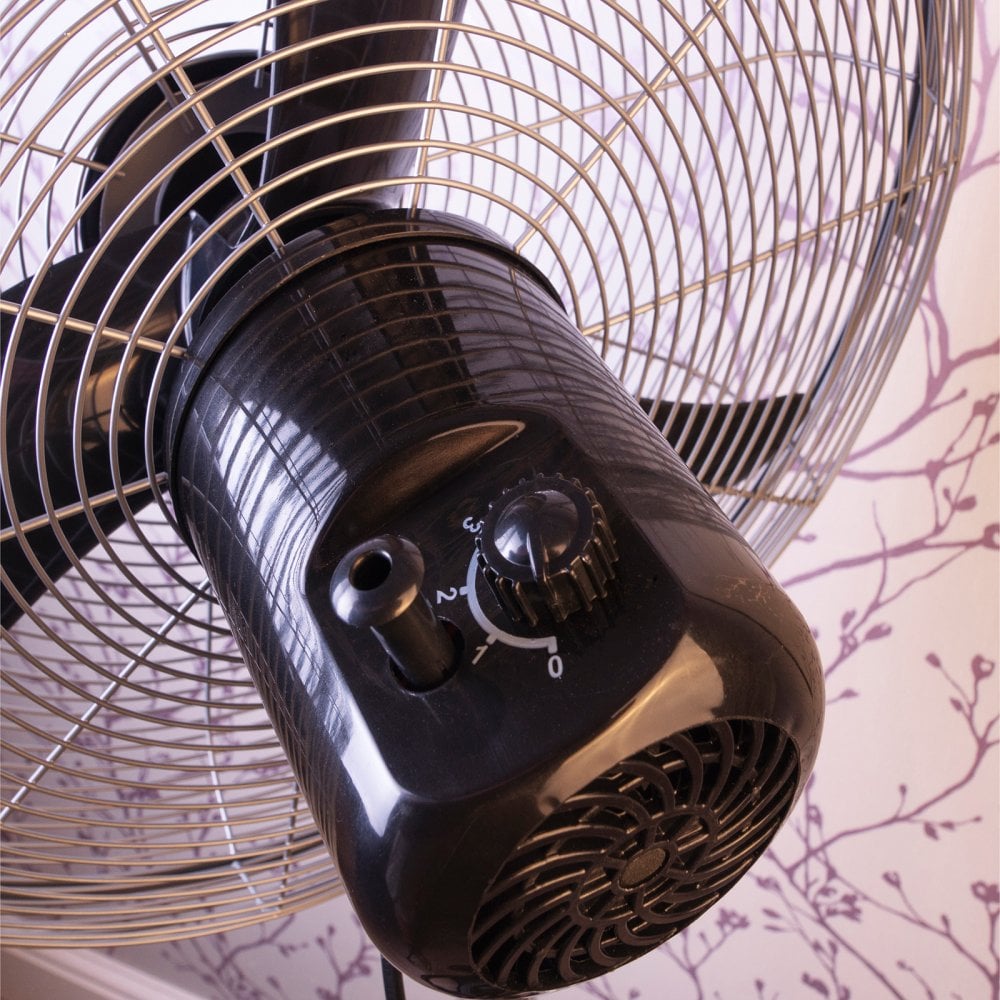 18" Pedestal Fan, Large High Speed with Heavy base, Adj Height 3 Speed Quite