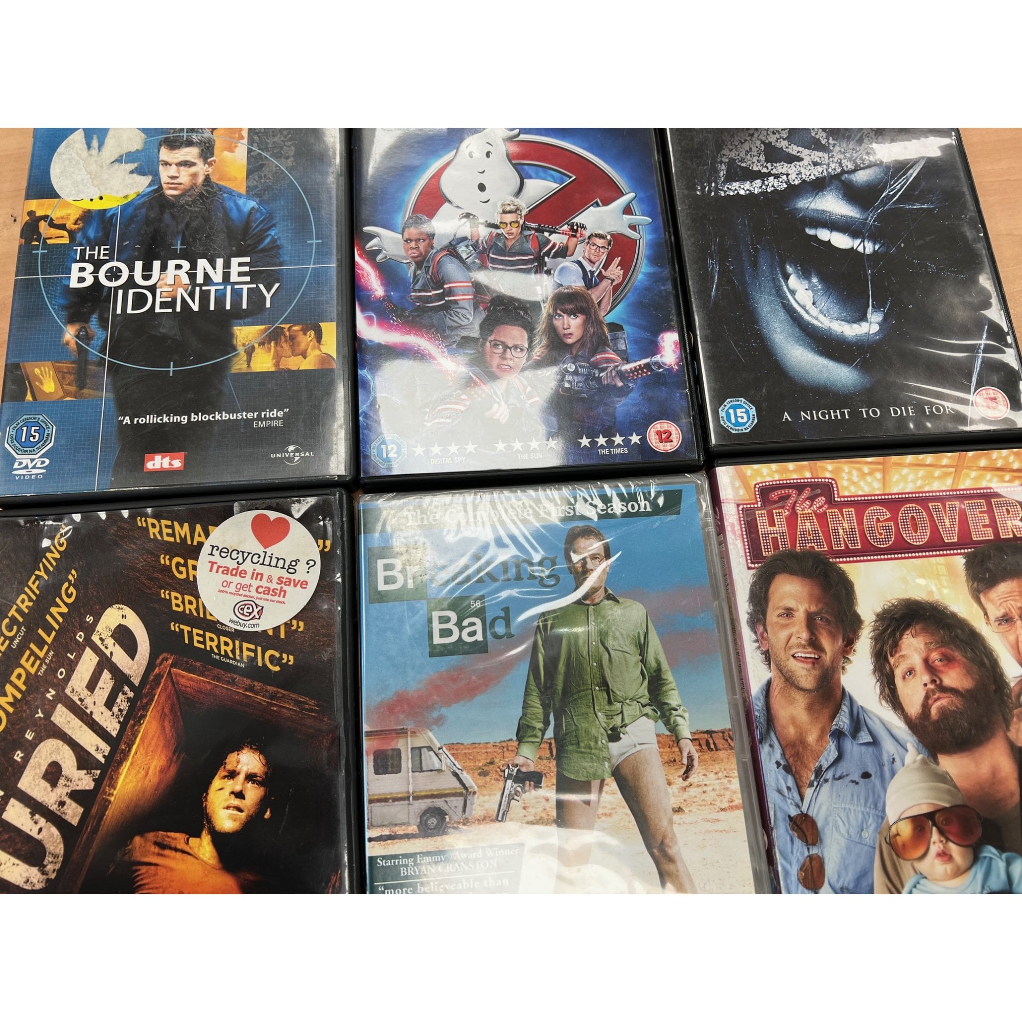 Film and TV DVD Offer Set 15 Titles for 10